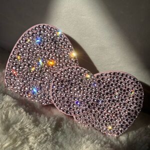 Blinged Hello Kitty bow mirror